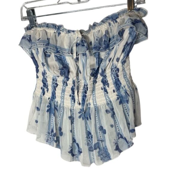 Kimchi Blue Femme Trim Clarabella Tube Top. Size Medium. - Picture 3 of 11